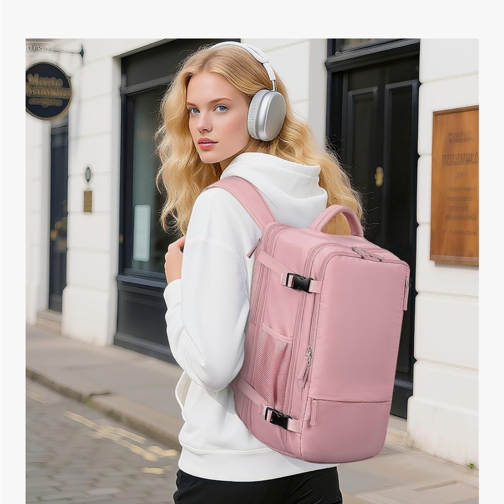 Large Travel Backpack for Women, 40L Carry On Backpack - Picture 5 of 6